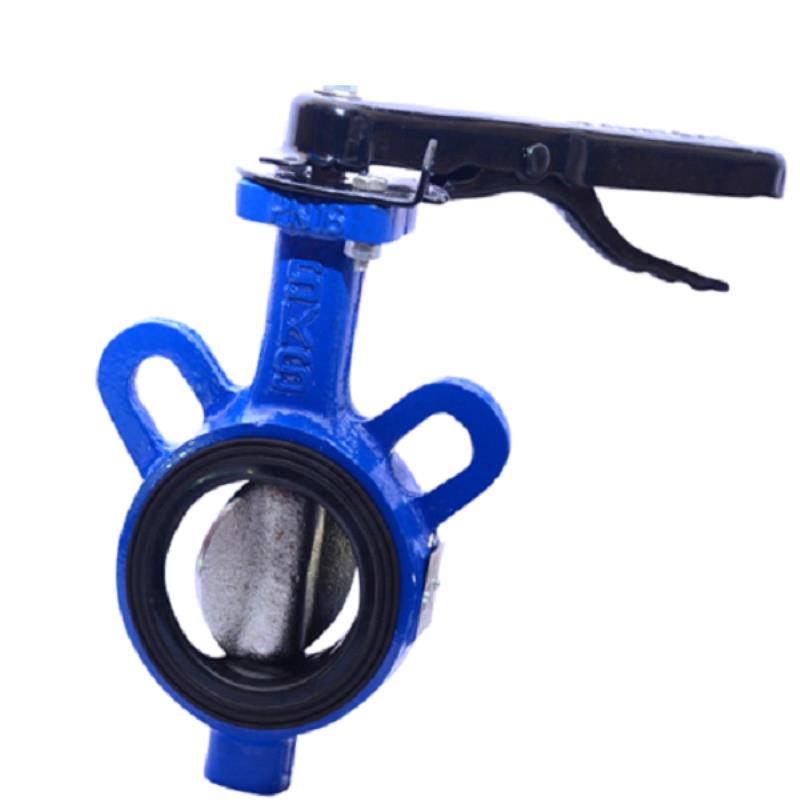 SKS116S6L Wafer Type CI Butterfly Valve SS 316 Disc (PN 16) Lever Operated