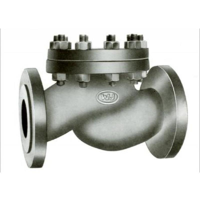 WJ Cast Carbon Steel IBR Right Angle Lift Check Valve (PN-40)