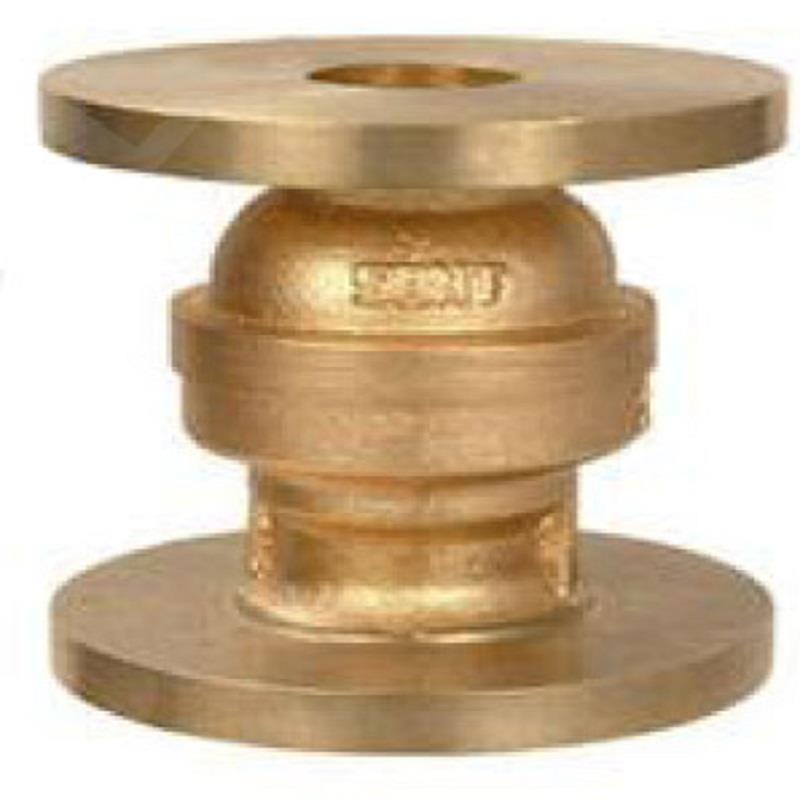 WJ Bronze IBR Vertical Lift Check Valve (Flanged)