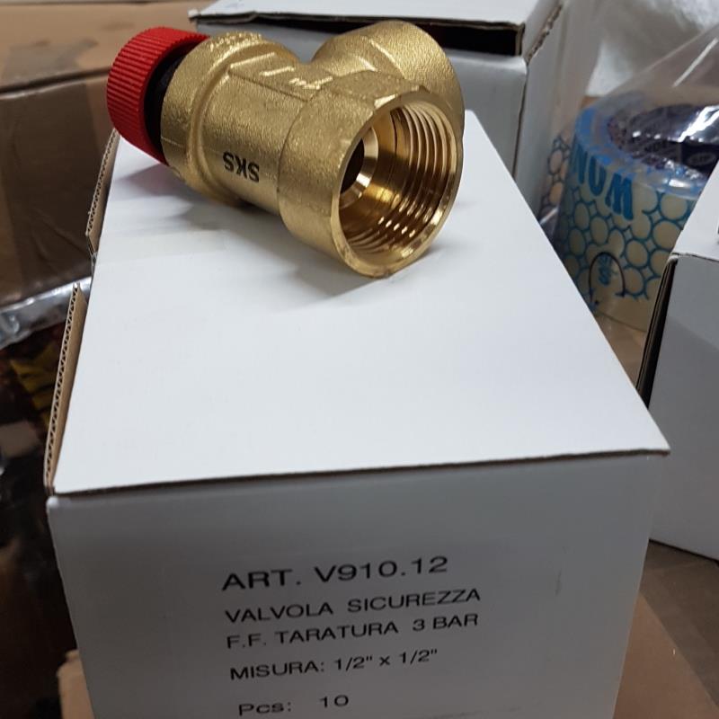 SKS910 Forged Brass Safety Valve (Preset 3Kg)