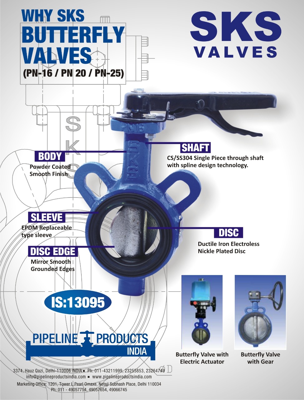 SKS VALVES | Pipeline Products India