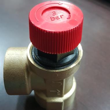 SKS910 Forged Brass Safety Valve (Preset 3Kg) | SKS