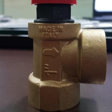 SKS910 Forged Brass Safety Valve (Preset 3Kg) | SKS